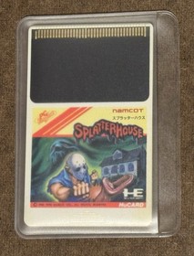 Splatterhouse PC Engine HuCard Namcot Japan Import US Seller TESTED