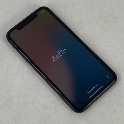 Apple iPhone XR A1984 64GB Unlocked 6.1'' Black IOS 18.7.2