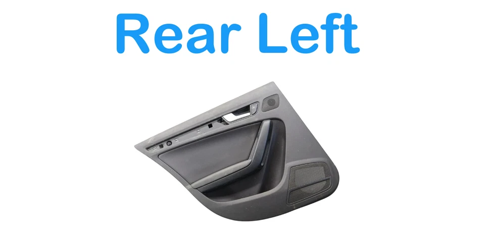 09-16 Audi A4 A4 Quattro Rear Left Side Interior Door Trim Panel 8k0867303 Oem - Image 3 of 4