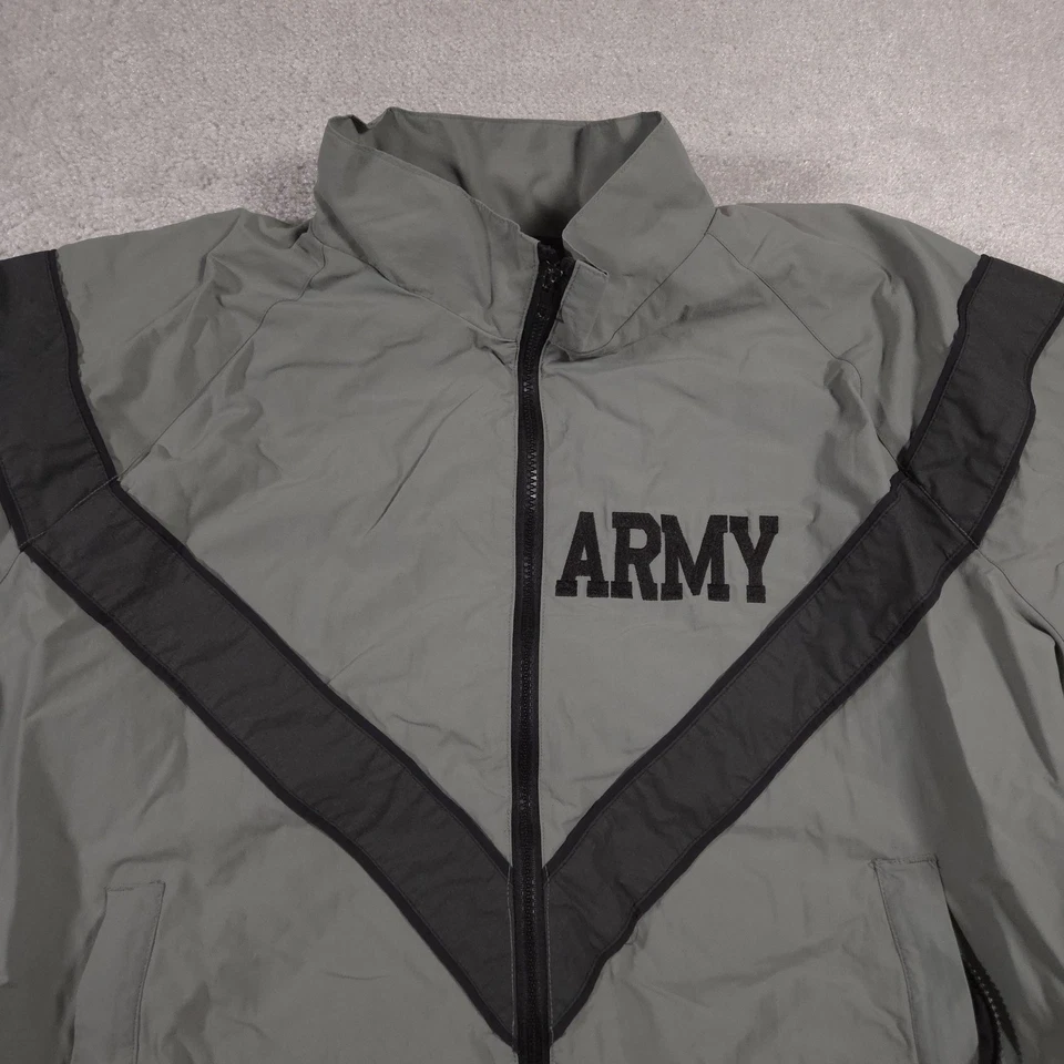 Army IPFU Jacket Mens Medium Regular Full Zip Windbreaker Military Nylon - Image 3 of 4