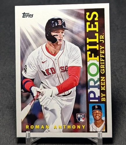 New ListingRoman Anthony Profiles By Griffey Rookie 2026 Topps Series 1 Card #TP-23 Red Sox