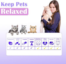 4 Pack Calming Collar for Cats - Long-Lasting Anxiety Stress Relief, Adjust...