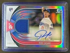 2025 Bowman Chrome Roki Sasaki Relic Auto RC Jersey Rookie #46/150 Dodgers