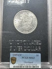 1885-CC Morgan Silver Dollar PCGS MS 63 GSA Hoard