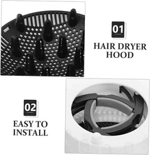 Blow Dryer Diffuser Nozzle Hair Dryer Cap for Curly Hair Diffuser Attachment