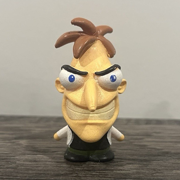 Phineas and Ferb Mashems Dr Heinz Doofenshmirtz Squishy Out of Box