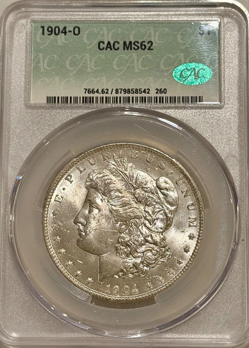 MS 62 Graded 1904 Year Morgan US Dollars (1878-1921) for sale | eBay