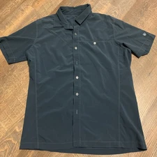 Kuhl Renegade Shirt Mens Medium Green TuffleX Stretch UPF 30+ Lightweight 3069