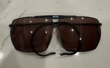 Vintage ZEISS West Germany Clip-On Sunglasses Brown Lenses
