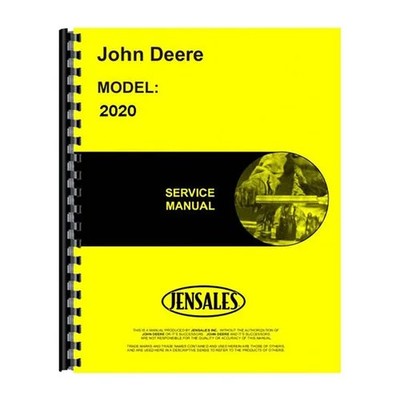 Service Manual fits John Deere 2020 2020
