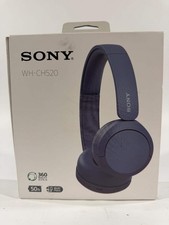 New Sony WH-CH520 Wireless Over-Ear Bluetooth Headphones Black/Blue YY2958