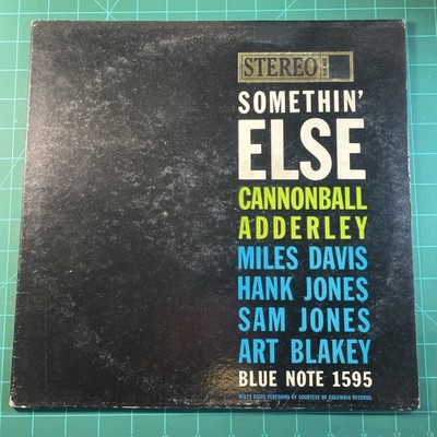 Cannonball Adderley Miles Davis Somethin Else 1963 BLUE NOTE 1595 Stereo Vinyl