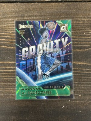 2025-26 Donruss VJ Edgecombe RC Holo Green Laser Zero Gravity #4 RC