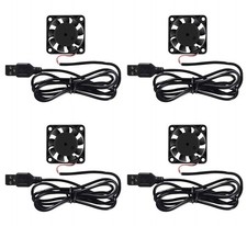 4 Pack USB Brushless Cooling Fan 40mm High Performance DC 5V Speed 4200 RPM f...