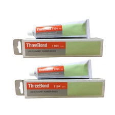 2 X Three Bond Grey Liquid Gasket 1104 ECO- 115g Rubber Based Sealer Synthetic