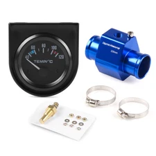 2'' 52mm Water Temp Temperature Gauge With 28mm Joint Pipe Sensor Adapter 1/8NPT