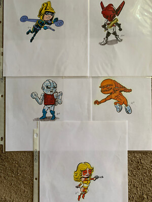 MICRONAUTS (2015) - Acroyear, Space Glider - original art - ink & pencil - RARE