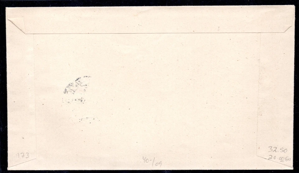 VATICAN 1953 BISHOP OF PARIS SCOTT # 173 FDC WITH RARE CACHET - Image 2 of 2