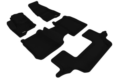 Fit 2009-2019 Ford Flex All Weather Floor Mat Set Kagu Black
