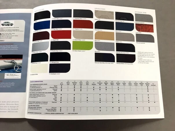 2002 Mercedes Benz C-Class C230 C320 C280 C32 AMG Car Sales Brochure Catalog Foto 3 de 4