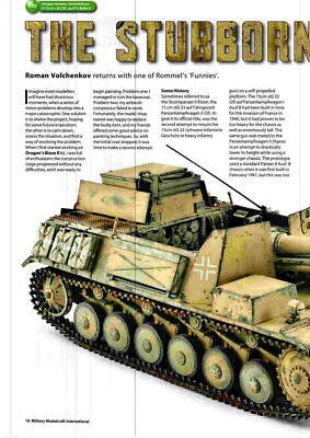 PPOT49 MODEL KIT REVIEW - DRAGON MODELS LIMITED BISON II 15CM S.IG SFI. AUF