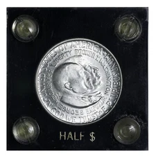 BU 1952 Washington Carver Half Dollar In Lucite Display Holder 