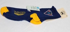 NBA Vintage Golden State Warriors Thunder Mascot Socks 10-13 For Bare Feet Orig