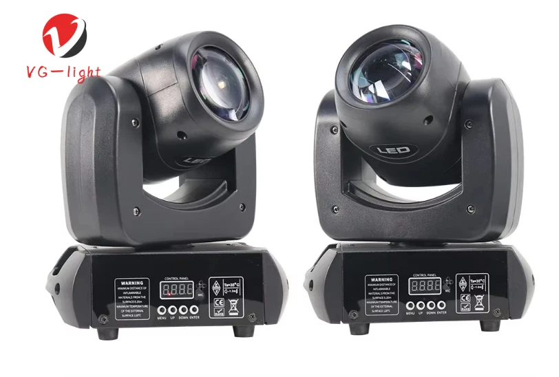 3 Prism 100w LED Moving Head Spot Light Beam Gobo Stage Lighting Dj Disco Party - Image 3 of 4