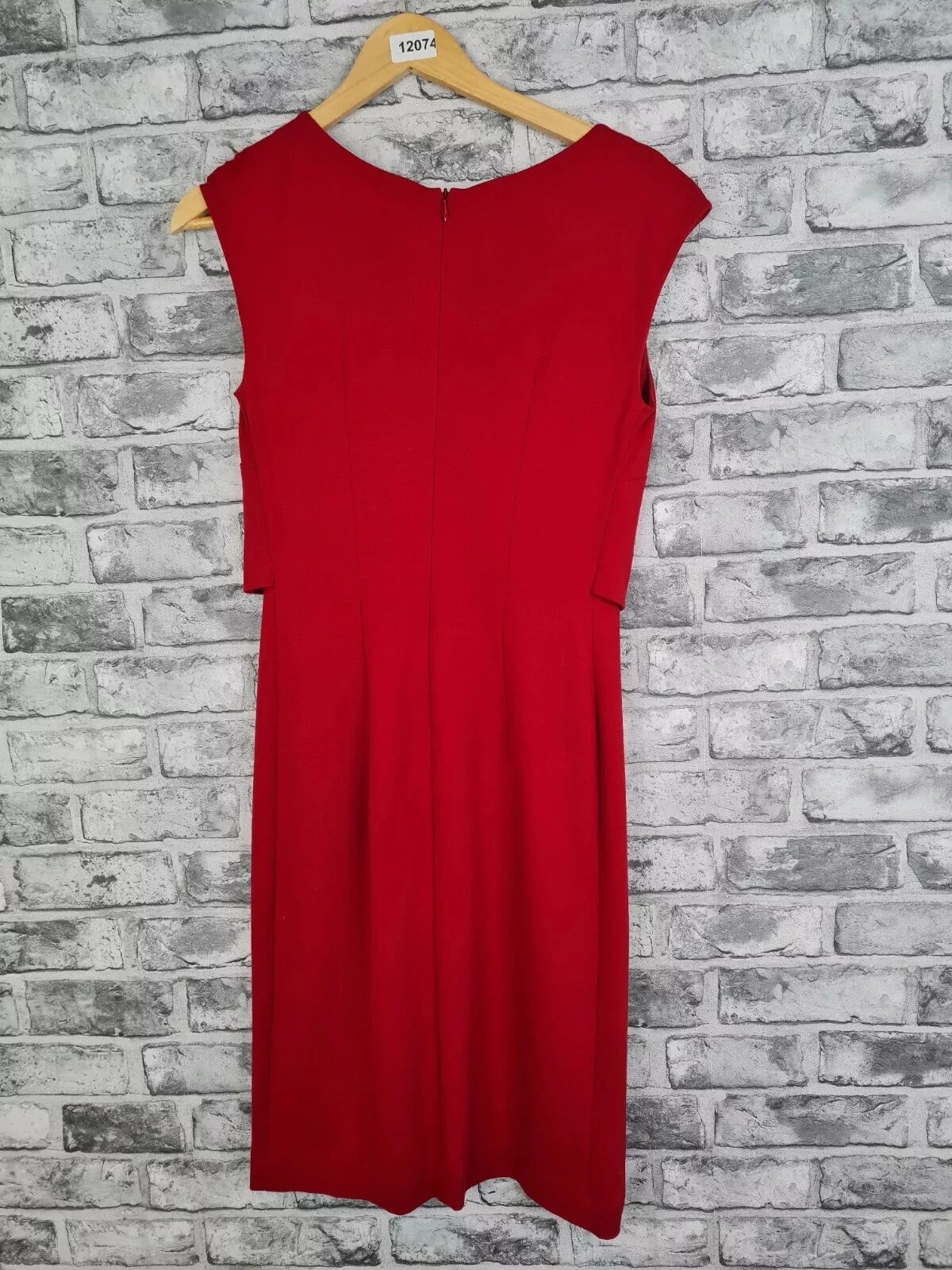 Abito Moschino Taglia 10 Rosso Vintage Economico E Chic Autentico