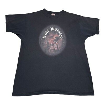 Vintage Fruit of the Loom Trois Pistoles Belgium Beer Promo Shirt Adult XL