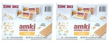 2 PACK - Sesame Snack - Amki Sesame Thins Classic, 36 x 1.05oz 30g packs