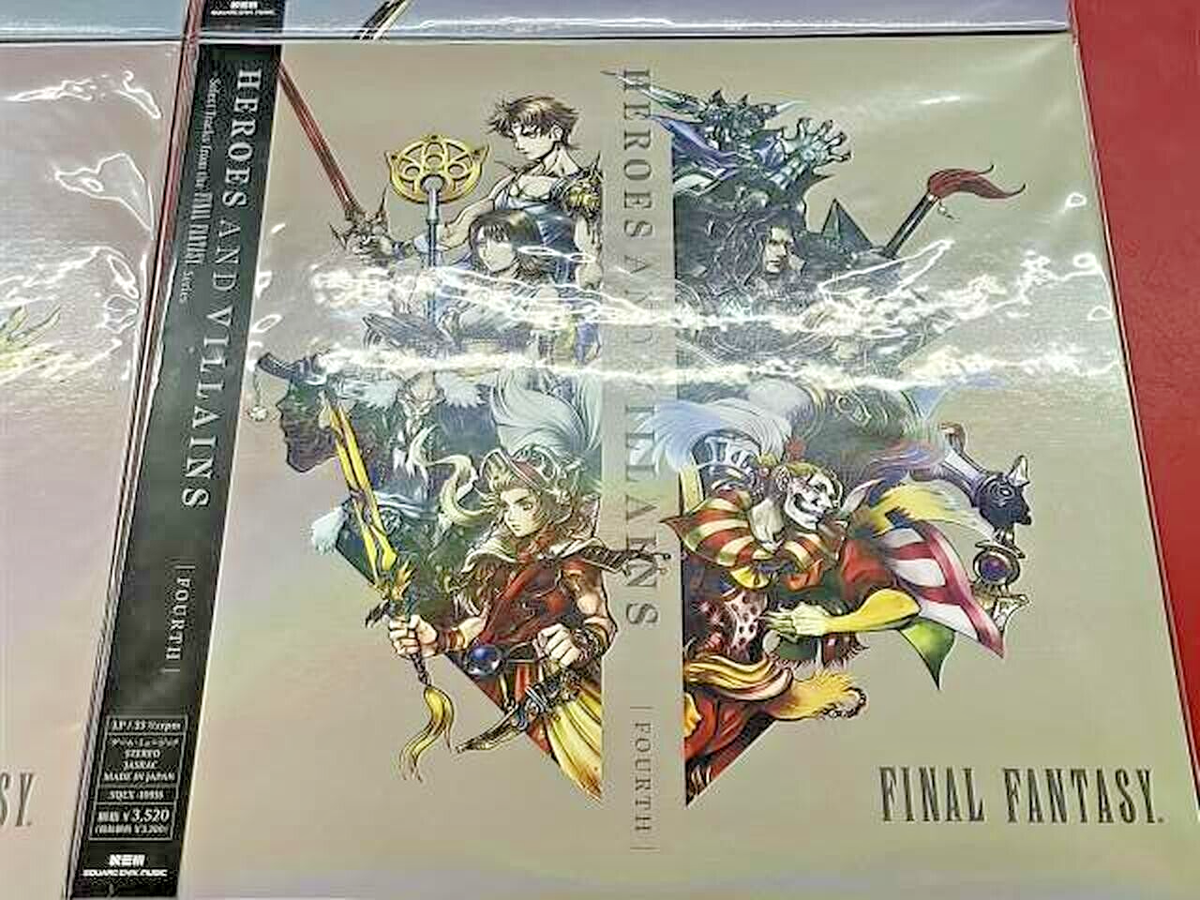 FINAL FANTASY Vinyl HEROES AND VILLAINS Select Tracks Series FINAL FANTASY Vinyl HEROES AND VILLAINS Select Tracks Series
