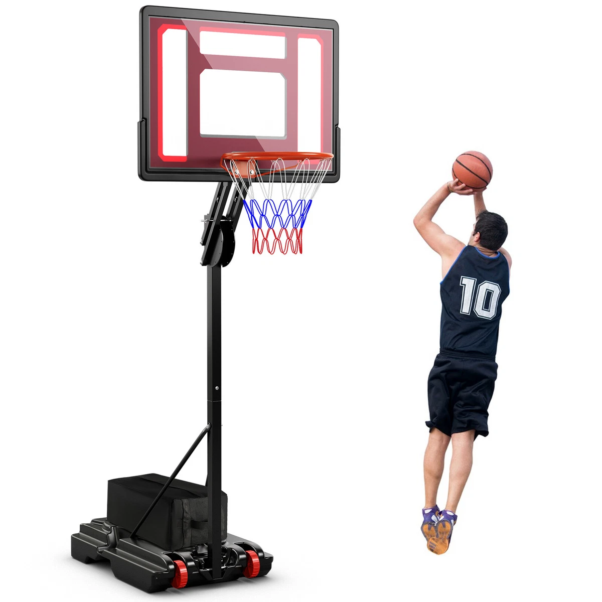 Outdoor portable basketball hoop outlet