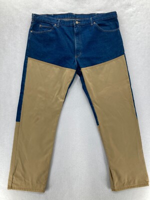 Vintage L.L. Bean Hunting Jeans Mens 44x31 Relaxed Straight Blue Denim Fishing