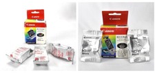 Lot of 5 Canon Genuine 3 BCI-11 Color, 2 BCI-11 Black Ink Cartridges