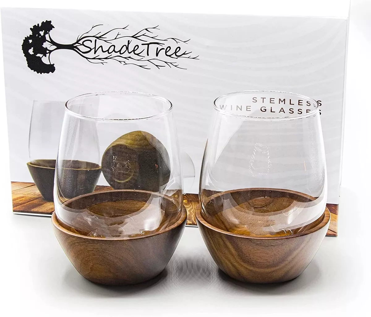 Shadetree Stemless Wine Glasses