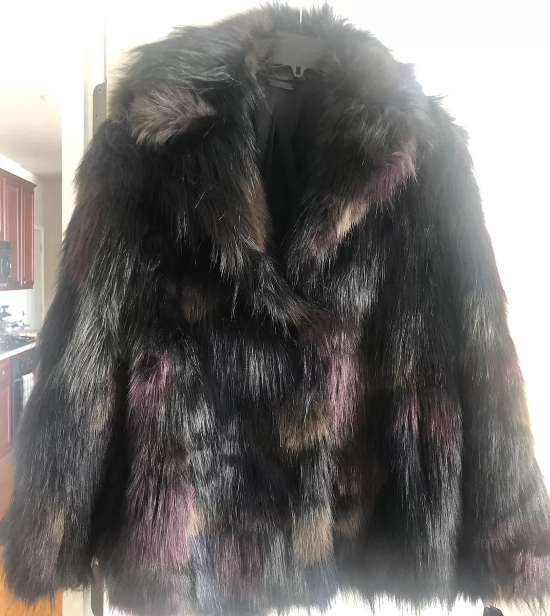 Rachel roy fur coat clearance