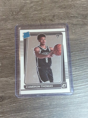 Cameron Cam Thomas 2021-22 Panini Donruss Optic Rated Rookie #153 Nets Read - Picture 1 of 2