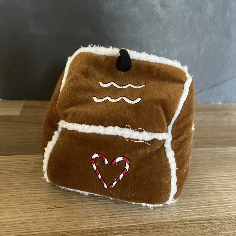 Kyjen Peluche Cachorros Perro Casa Juguete Nieve Navidad Bastones de Caramelo Foto 2 de 4