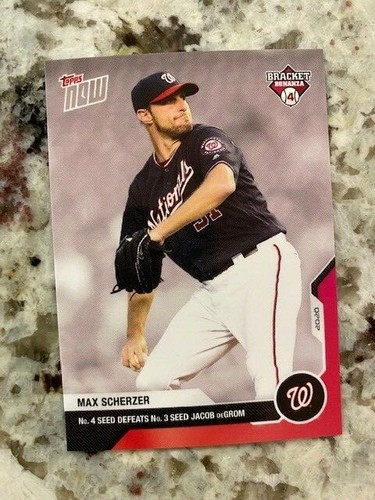 2020 Topps Now BBB-4 Max Scherzer