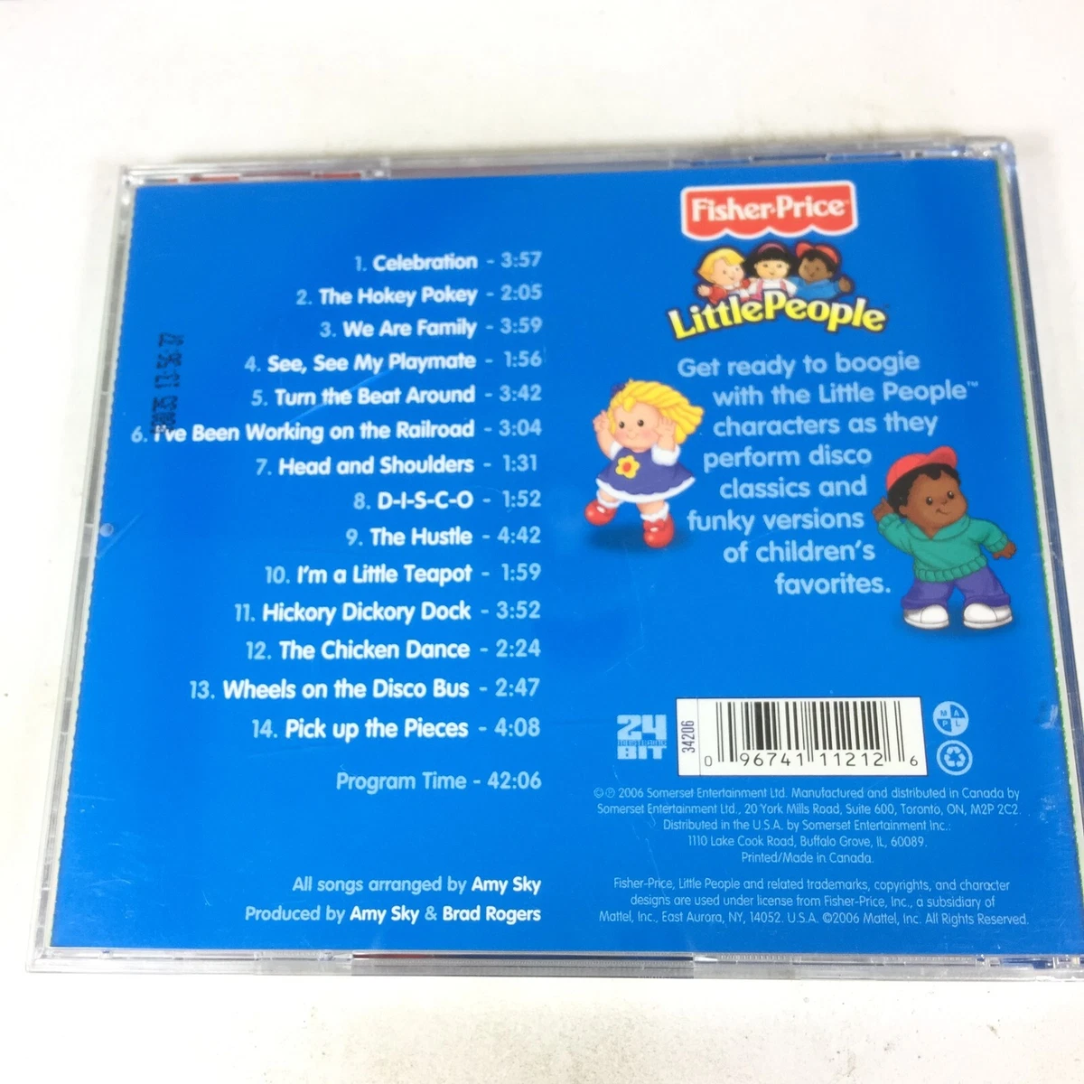 Little People Disco Dance Party by Fisher Price CD NEW CASE CRACKED