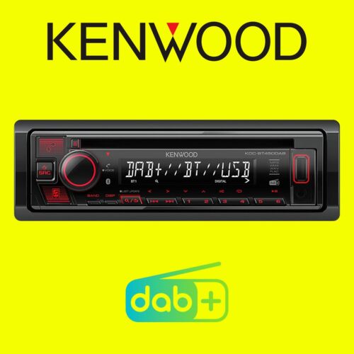 Kenwood KDC-BT450DAB CD/USB Receiver with Bluetooth & DAB+ Aerial Included - Picture 1 of 1