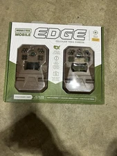 💥NEW 💥 MOULTRIE MOBILE EDGE CELLULAR TRAIL CAM 2 pack w 2 security boxes 