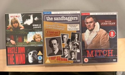 Region 2 DVD LOT - The Sandbaggers Series, Mitch W/ John Thaw, Whistle Down