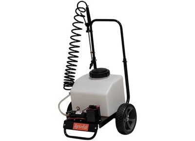 Agri-Fab 45-0595 Push/Pull Sprayer, 6 Gal, 12V Battery Operated, Black/White