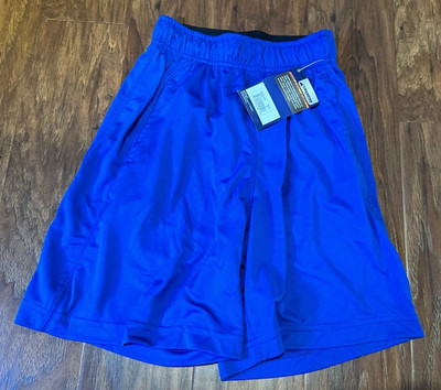 Champro Basketball Athletic Shorts Royal Blue Youth Medium NWT New