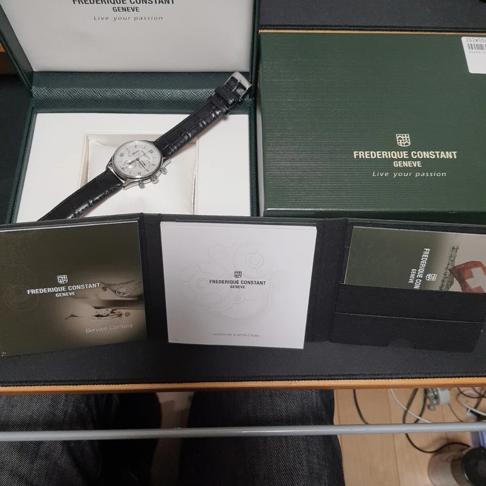 FREDERIQUE CONSTANT Classic Chronograph Quartz Men's Watch FC-292MS5B6 - Image 2 of 4