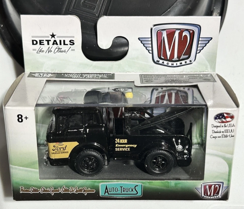 M2 Machines Auto-Trucks Ford Tow Trucks Lot Of 3 1956-1967-1970 2 With PlowsREAD - Image 2 of 4