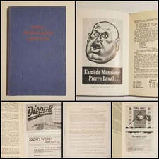 Original 1954 Aerial Propaganda Leaflets Book by John Field & the Original List
