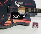 STEPHEN WILSON JR. SIGNED CUSTOM SON OF DAD ACOUSTIC GUITAR VERY RARE JSA COA — photo 2